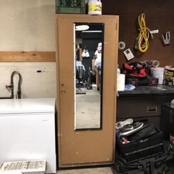 Wood Cabinet Locker - Garage Storage