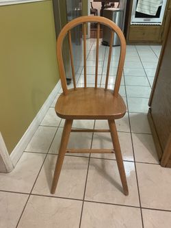 Wood High Chair