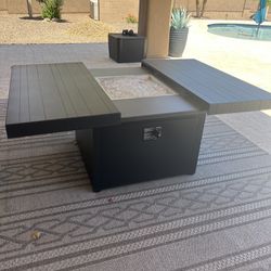 Outdoor Expandable Propane Fire table 