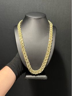 14K Gold filled Custom Lock chino link chain