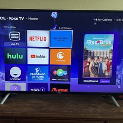 49 inch TCL 4k LED TV