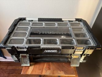 Husky 2 Tier Small Parts Organizer and Toolbox