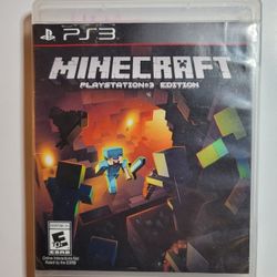 Ps3 Game .. Minecraft !!