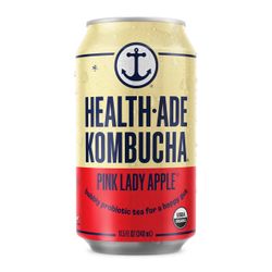 Health-Ade Kombucha Pink Lady Apple, 6 Cases (144 Cans)