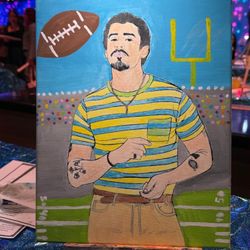 Bad Bunny Super Bowl Painting 