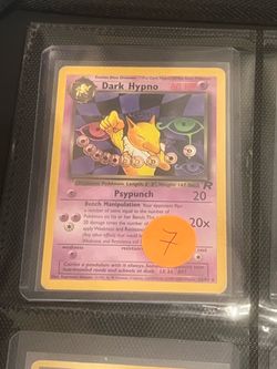 Dark Hypno Pokémon Card Team Rocket Holo