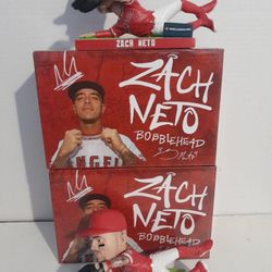 Los Angeles Angel's Two Zach Neto Bobbleheads 2025 SGA 