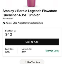 Stanley x Barbie Legends Flowstate Quencher 40oz Tumbler
