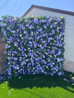 Artificial Flower Wall Backdrop Panel