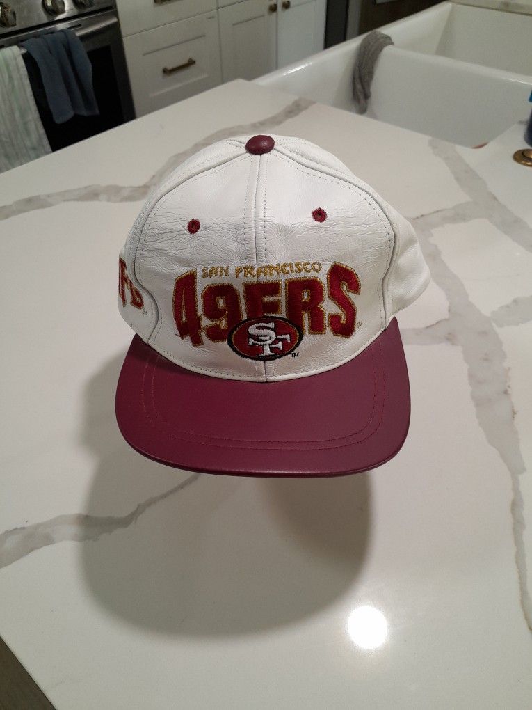 Vintage San Francisco 49ers Leather Hat