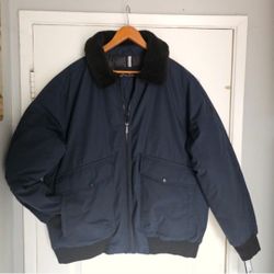 Men's Blue Bomber Sherpa XL Jacket Pilot