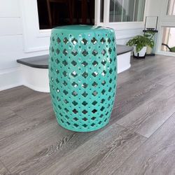 Ceramic Garden Stool / End Table / Side Table