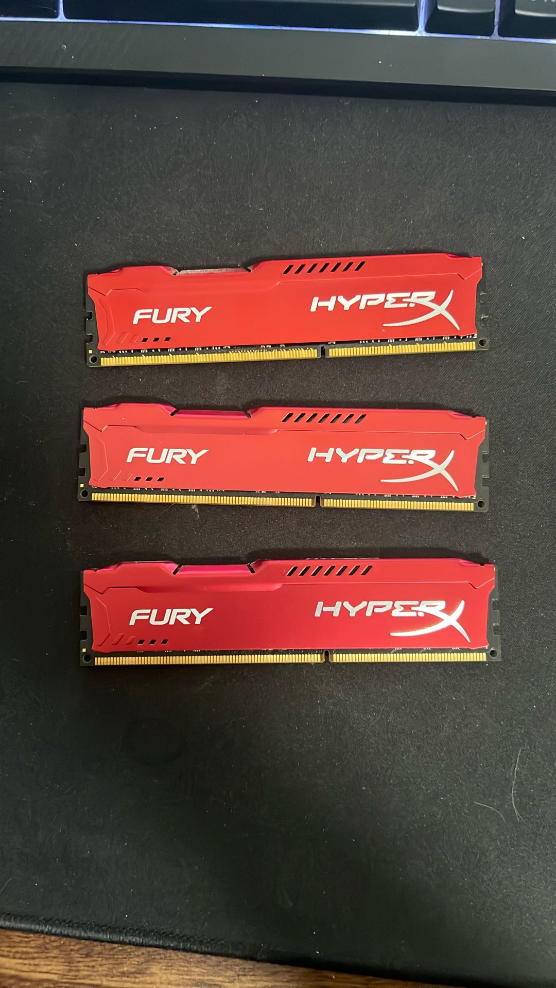 HyperX Fury RAM 8GB Each