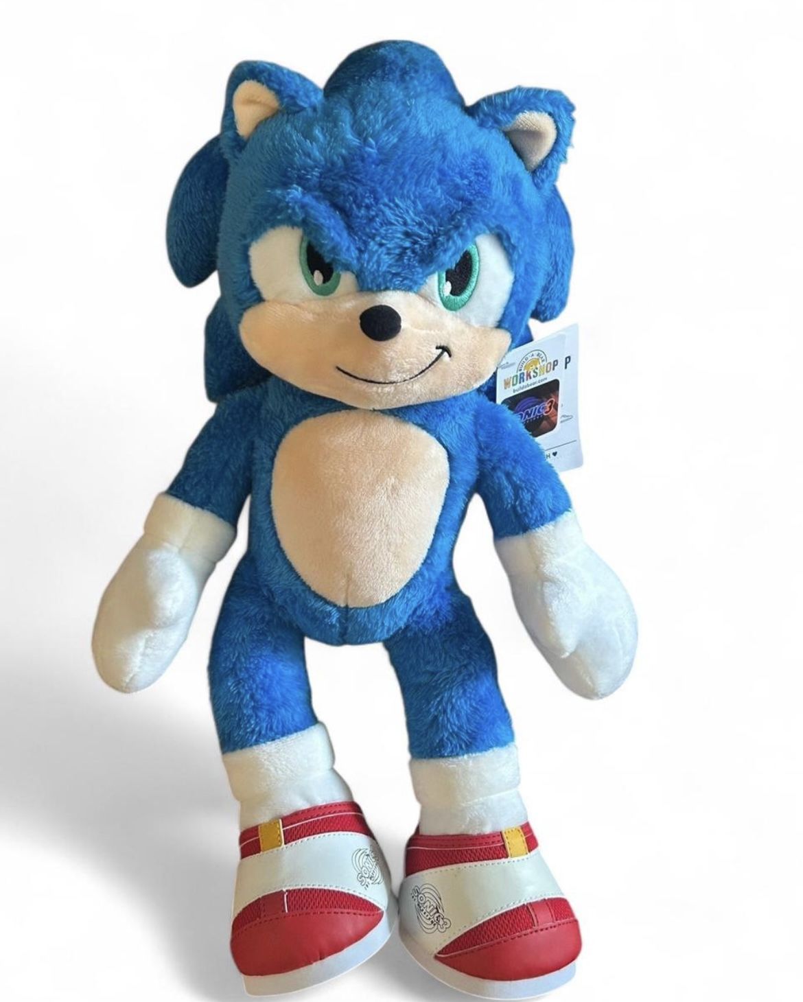Sonic 3 Build-A-Bear Sonic Plush NWT