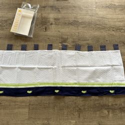 Baby Nursery valance curtain ALLIGATOR 44 “ X 15” 