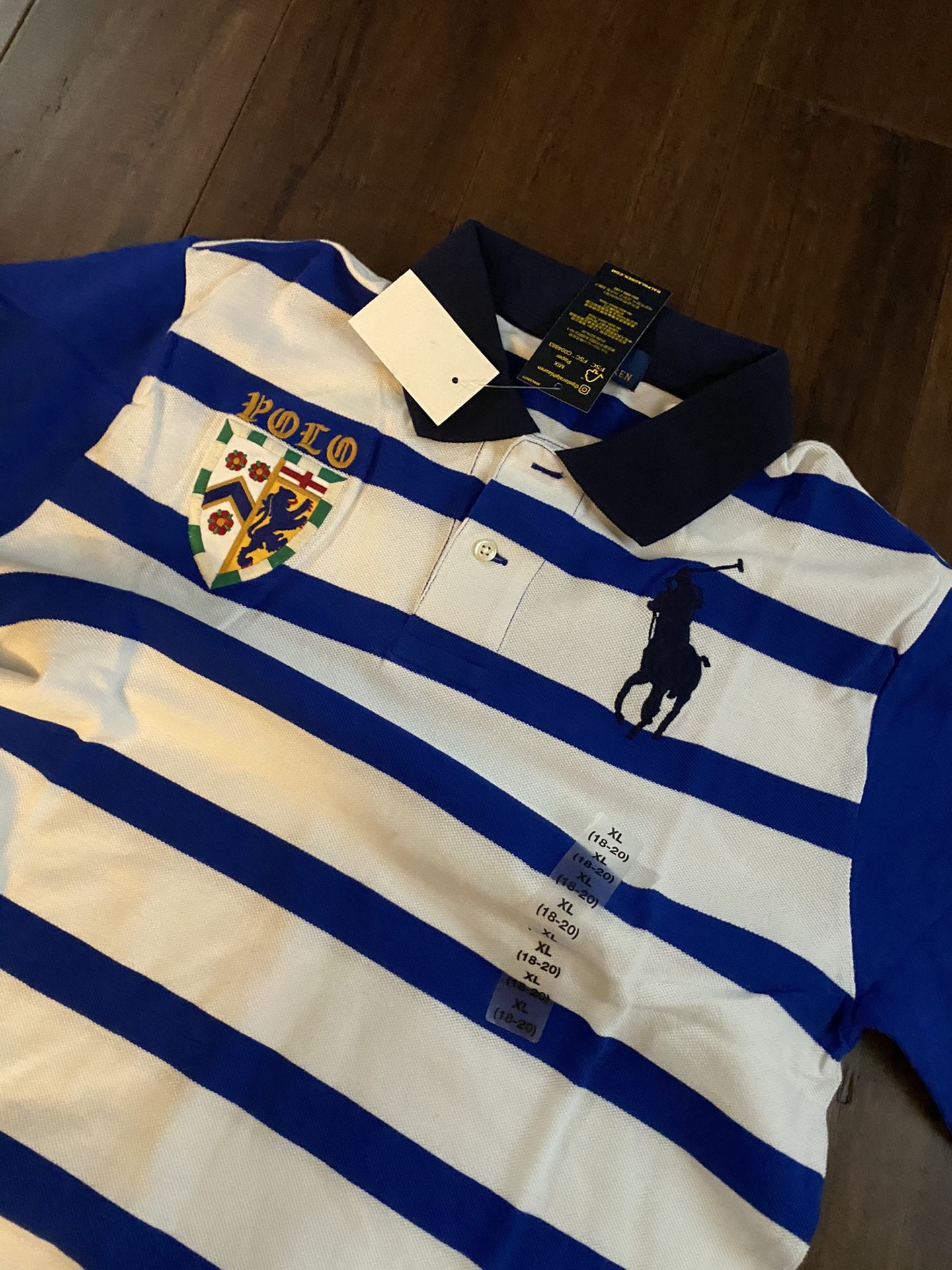 NWT BIG KIDS POLO RALPH size 18-20