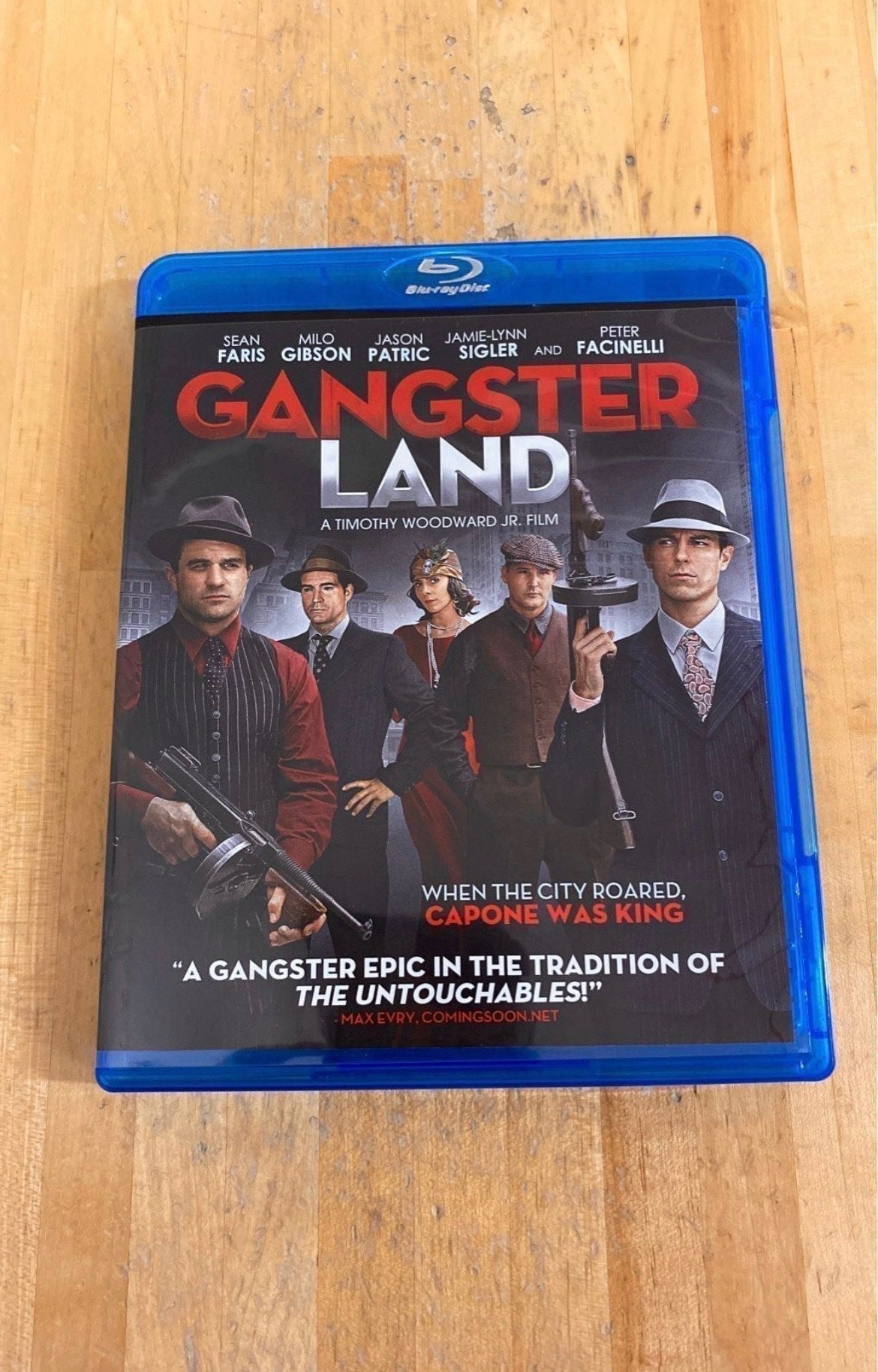 Gangster Land 2017 Blu-ray Chicago Outfit Al Capone Mafia Gibson Faris Sigler Pa