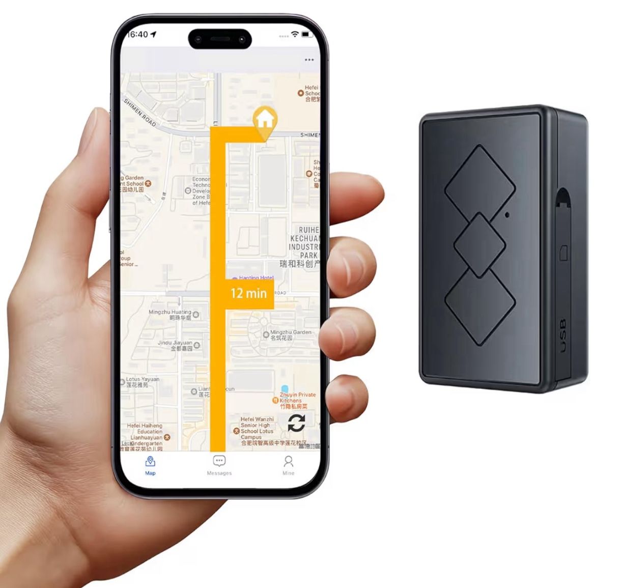 Magnetic GPS Tracker – Car, Pet & Family Use, No Fee, Real-Time Tracking, Global