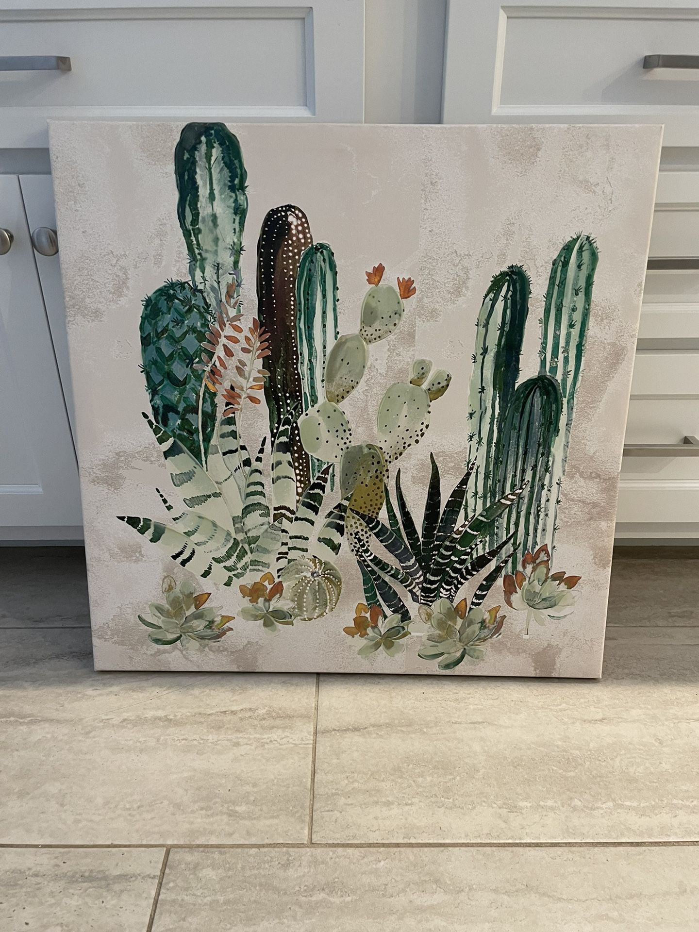 Cactus Canvas Art