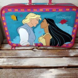 Vintage Disney pocahontas suitcase