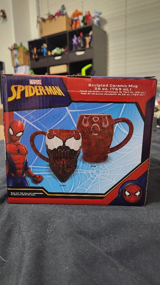 Spider-man Carnage Ceramic Sculpted MUG COFFEE, TEA, DRINKS