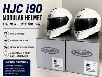 HJC i90 Never used on the road