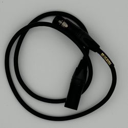 Mogami GOLD STUDIO-02 XLR Microphone Cable, XLR-Female to XLR-Male, 3-Pin, Gold Contacts, Straight Connectors, 2 Foot