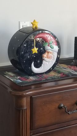 Santa Christmas Cookie Jar
