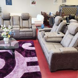 🔥Brand New Power Reclining Livingroom Furniture ✨️ Only $49 Today And Pay Later With Or Without Credi 💥 