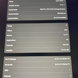 12.9 iPad Pro 2nd Gen