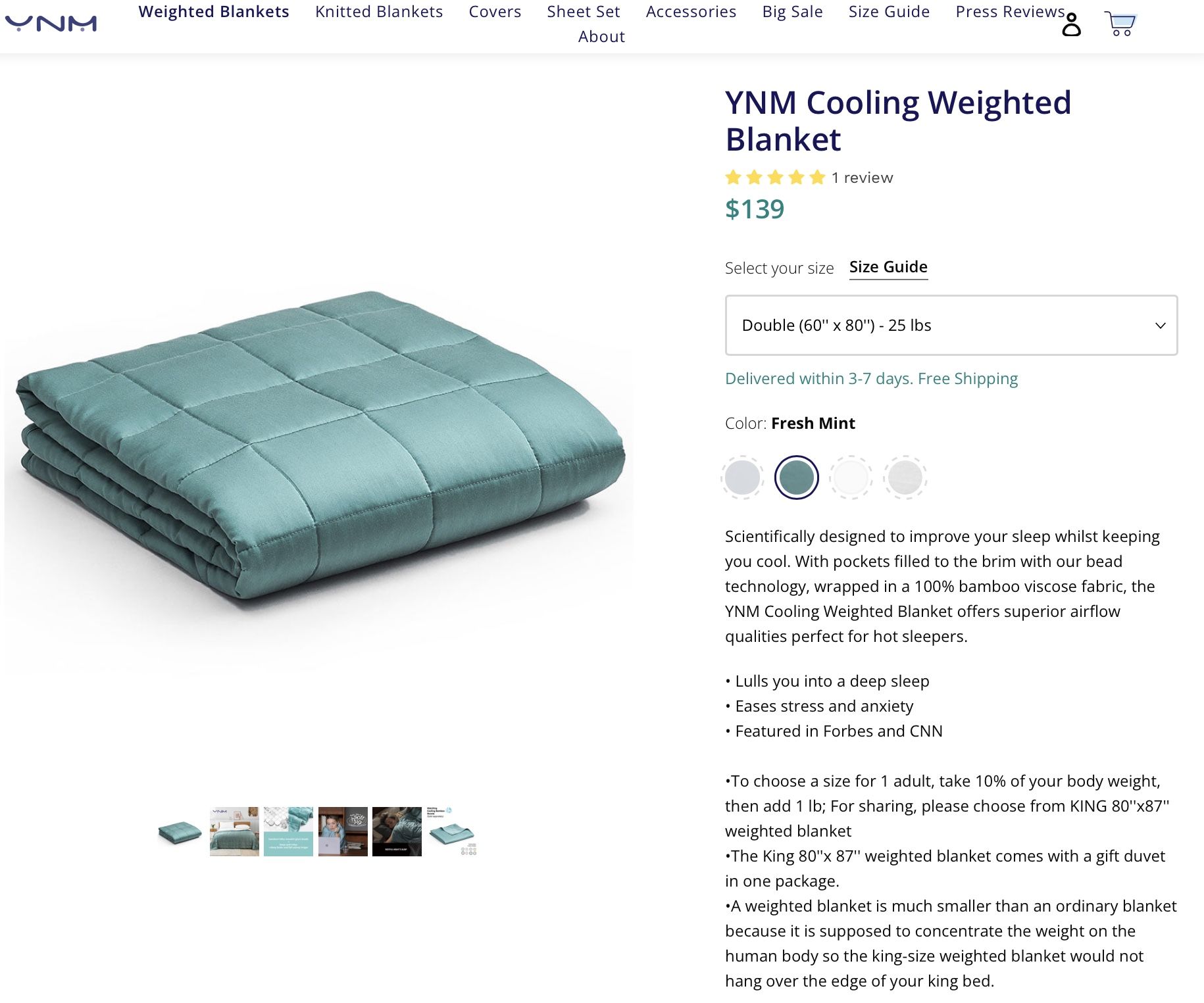 Weighted Blanket & Soft Cover