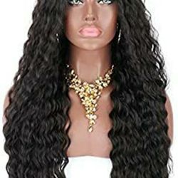 Long Water Wave Lace Front Wig