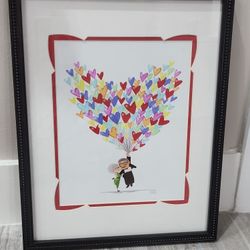 Framed Disney Art from The Movie "Up"