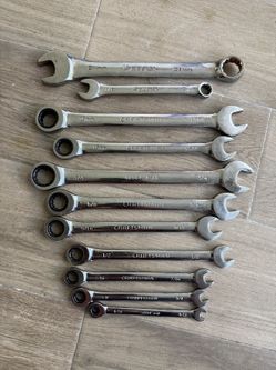 Craftsman Ratcheting Wrenches SAE 7 pc (5/16" – 3/4") + Extras – 11 pc Lot