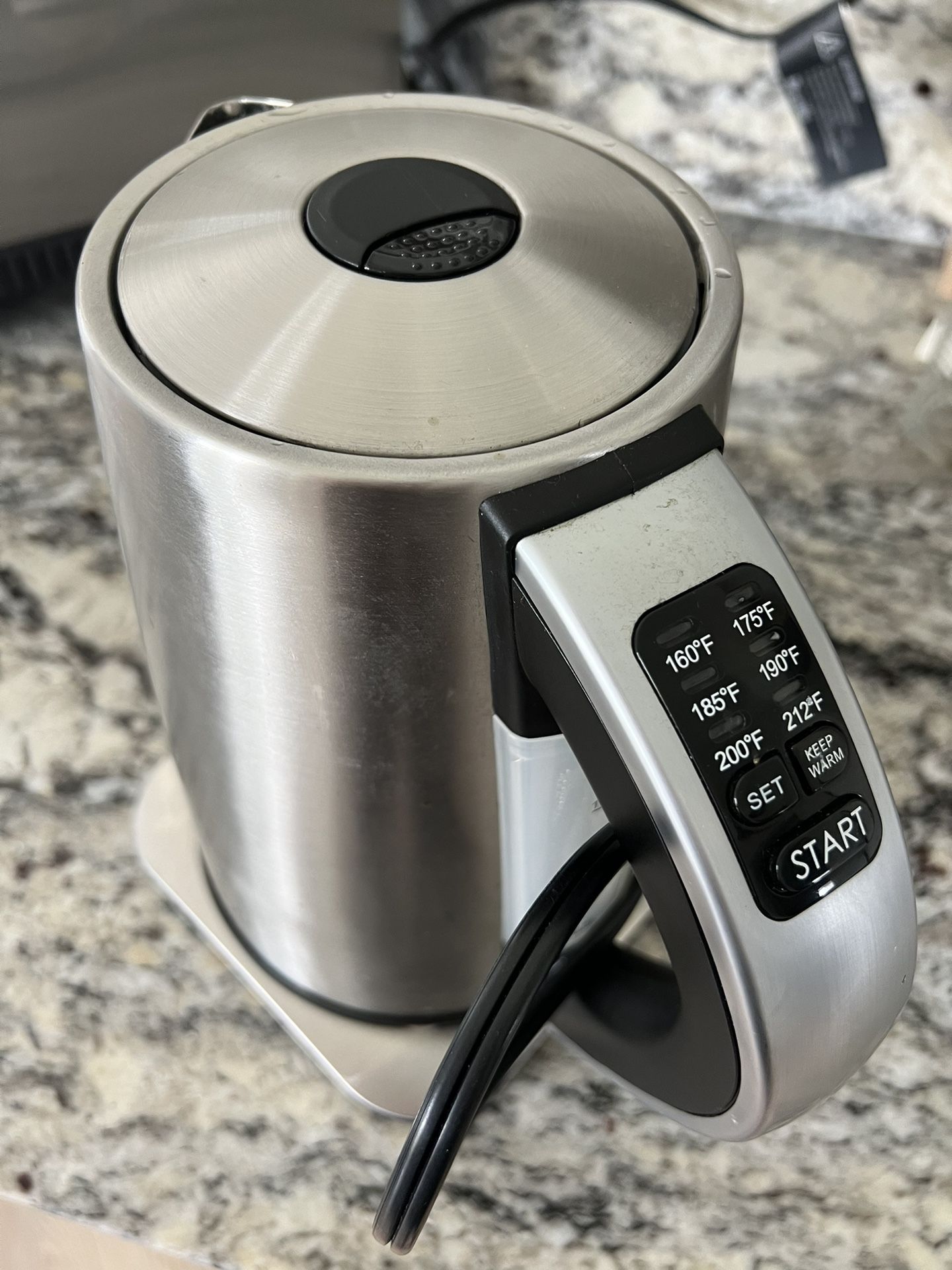 Electric Stainless Steel Controlled Temperature Kettle
