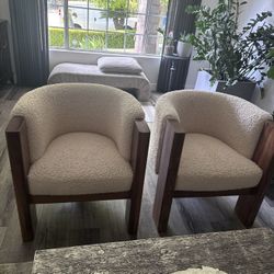 Pair Of High Quality Custom Made Accent Chairs