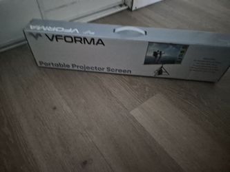 Vforma 60 inch portable projector