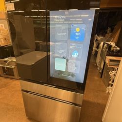 Samsung Bespoke refrigerator counter depth family hub