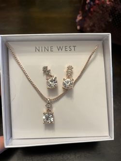 Nine West Earring and Necklace Set