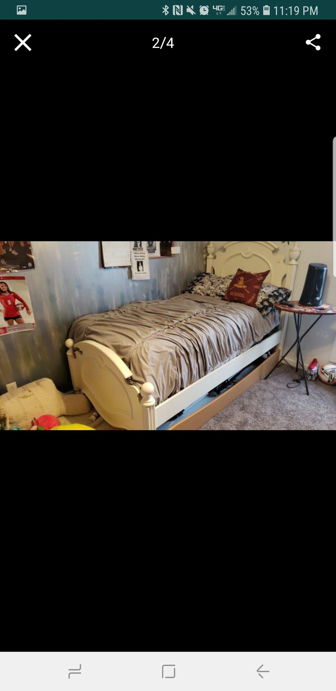Twin mattress and bed
