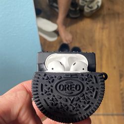 AirPods With Oreo case DESCRIPTION 