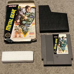 Metal Gear (Nintendo NES, 1988) w/ Box Tested