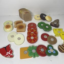 Melissa And Doug Play pretend Sandwich Pieces