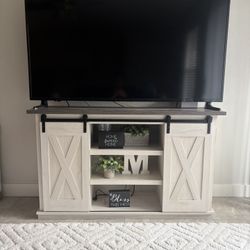 TV Stand And Matching End Table