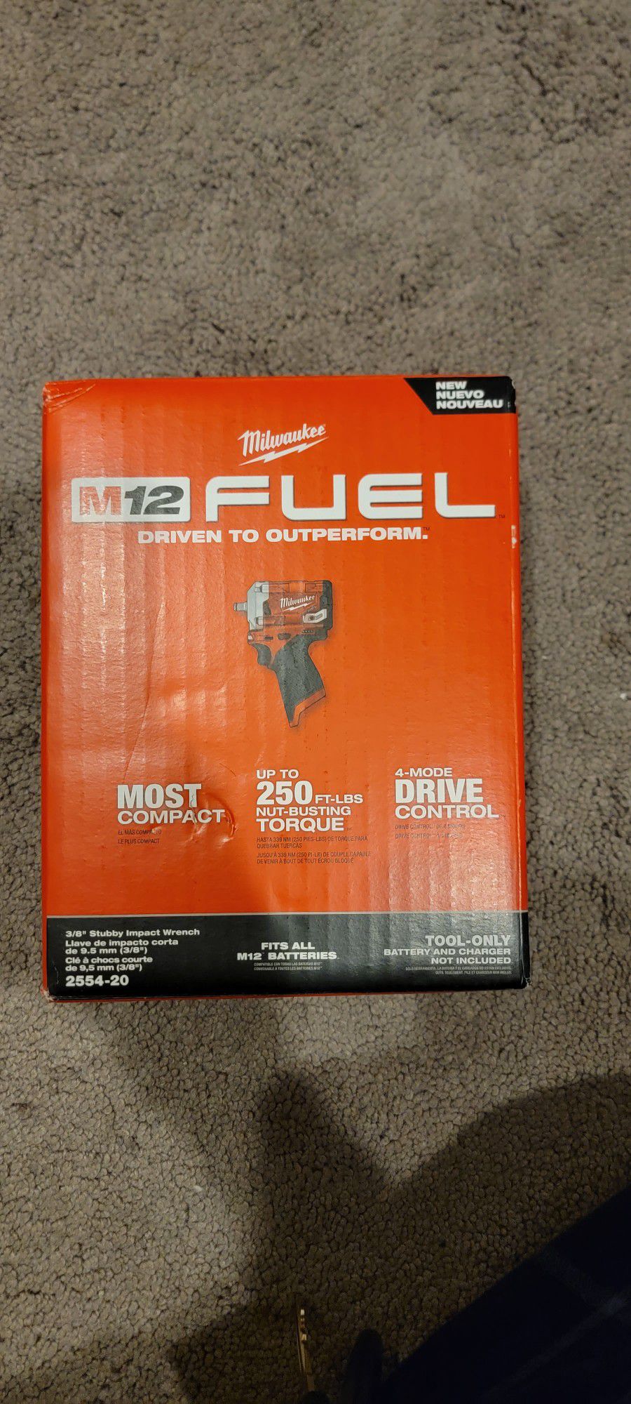 Milwaukee M12 Fuel Impact Wrench 3/8 