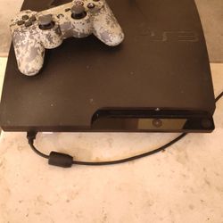 PS3 With Games And Controllers