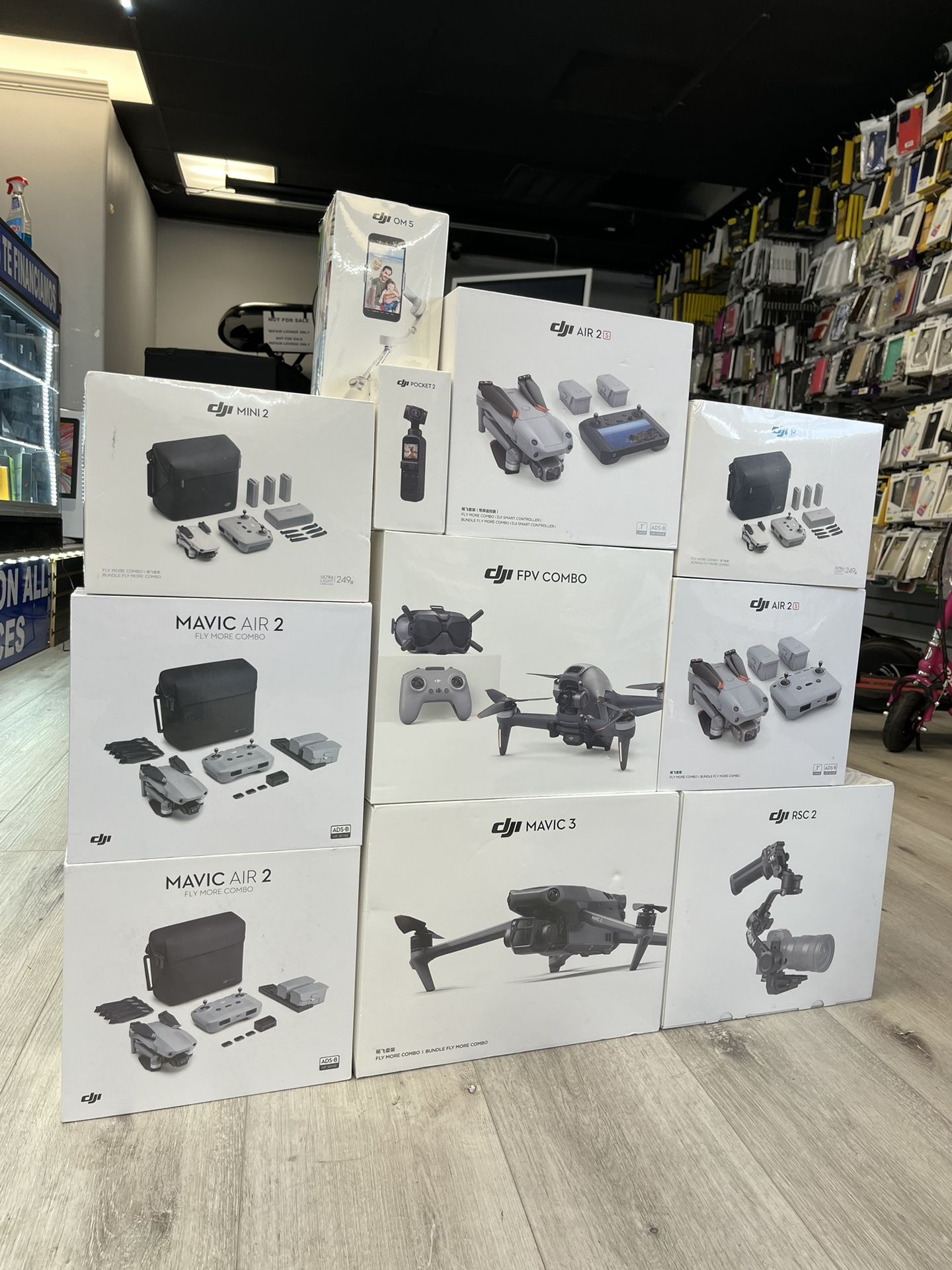 Mavic Air Mavic Mini Combo Segunda Mano Helices Dji Air Mavic Air Helices  Pièces Hélices Pliables En Fiber - Main Image