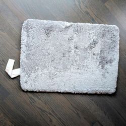 Home Circle Bath Rug / Mat | 17 in x 24 in | Grey