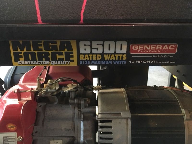 Generac megaforce 6500 generator *price reduced* for Sale in Turner, OR