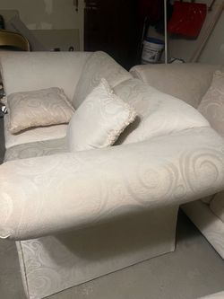 Cream living room set